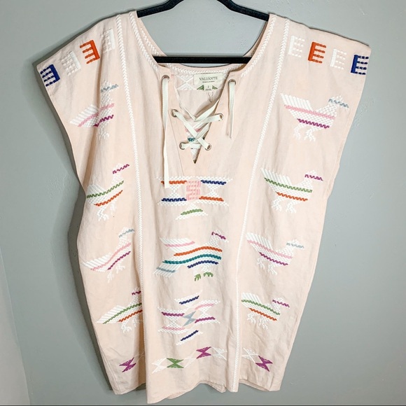 Anthropologie Panay Embroidered Caftan Top - Picture 5 of 10